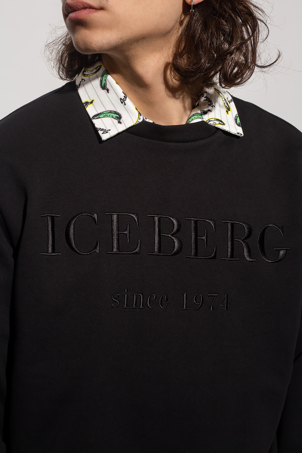 men eyewear Shirts Sweatshirt with logo Iceberg SchaferandweinerShops GB